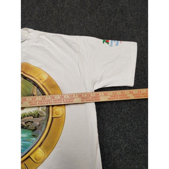 VTG 7 Up SS Uncola T Shirt Adult Medium White National Mills Single Stitch‎ 1993 - Picture 10 of 13